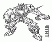 Printable transformers dinobot  coloring pages